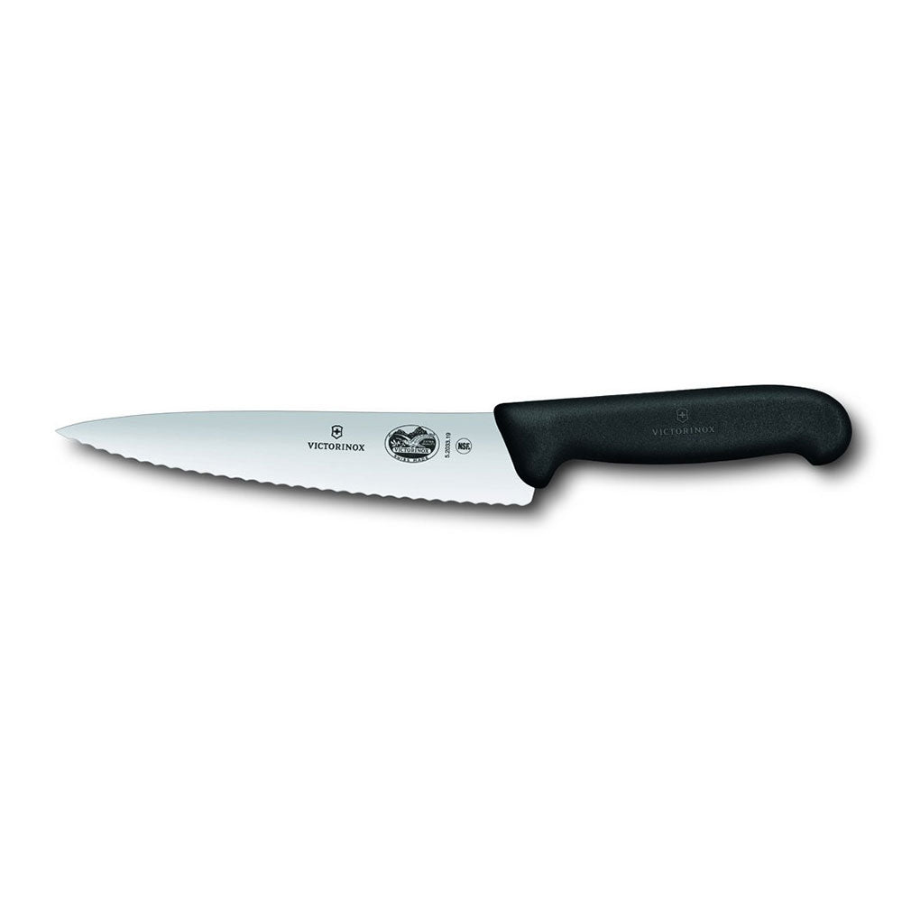 Victorinox Cooks Wavy Edge Incurving Knife (Fibrox)