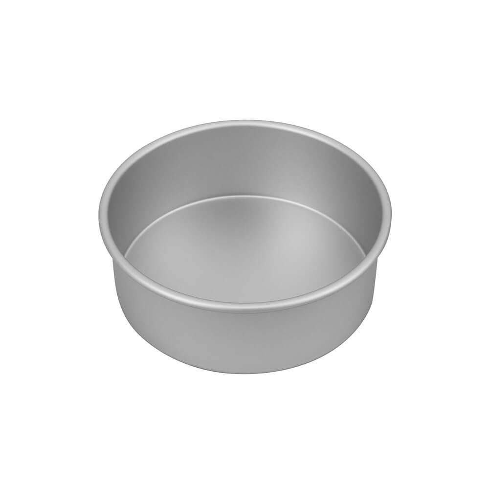 Bakemaster Round Cake Pan (argenté anodisé)