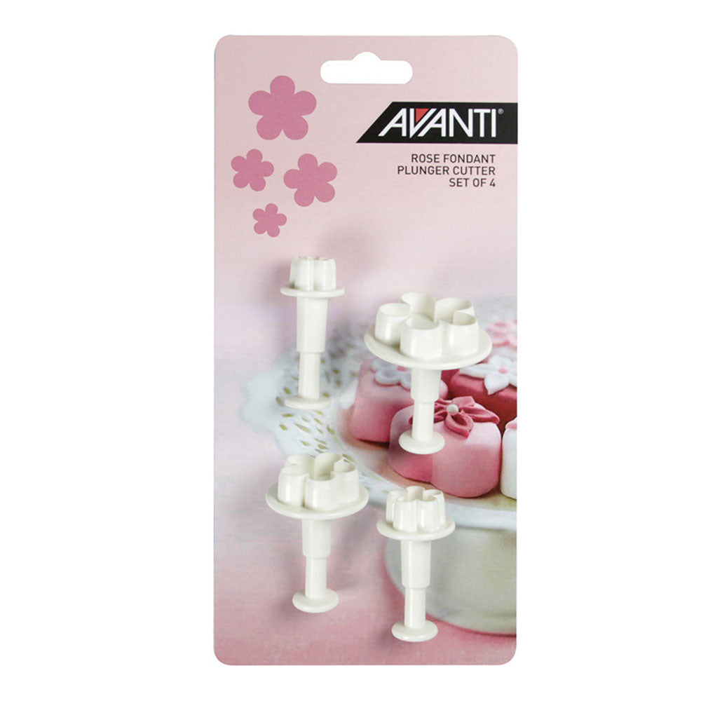 Avanti Fondant Punger Cut Set (4pcs)