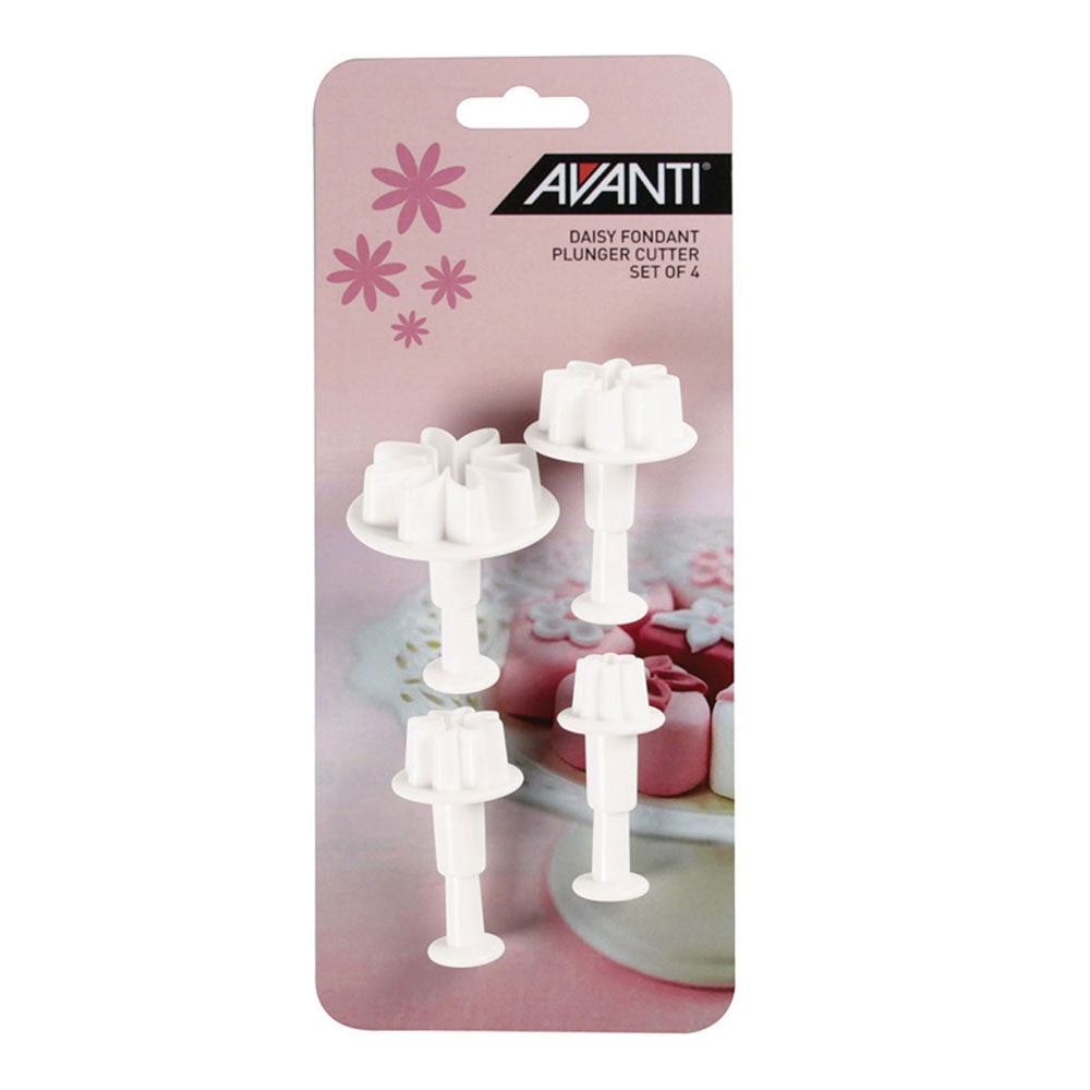 Ensemble de coupe Plunger Avanti Fondant (4pcs)