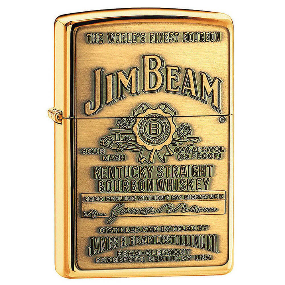  Jim Beam Full Label Chip High Polish Feuerzeug
