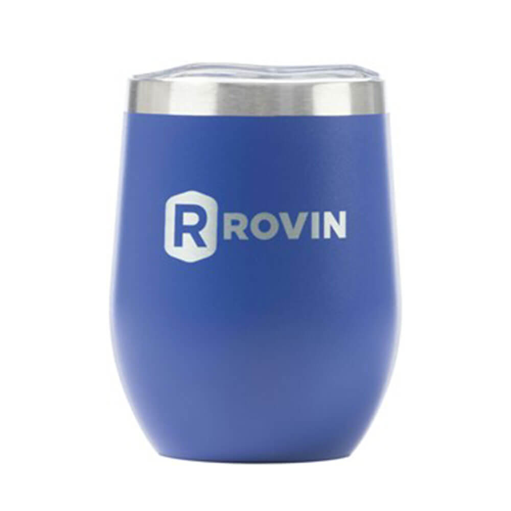 Copa de acero inoxidable Rovin con tapa (350 ml)