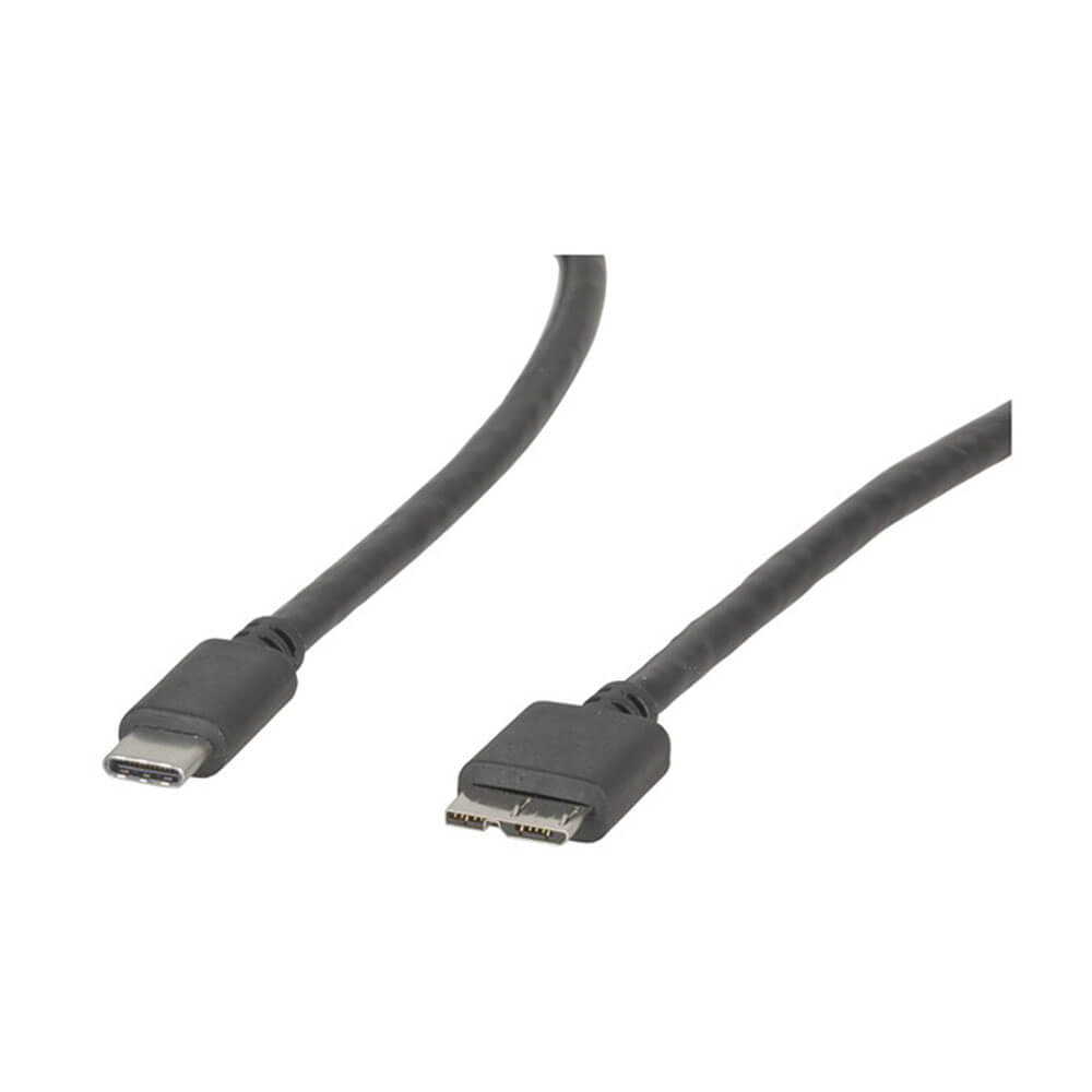 Plugue USB 3.0 Tipo-C para conectar o cabo 1M