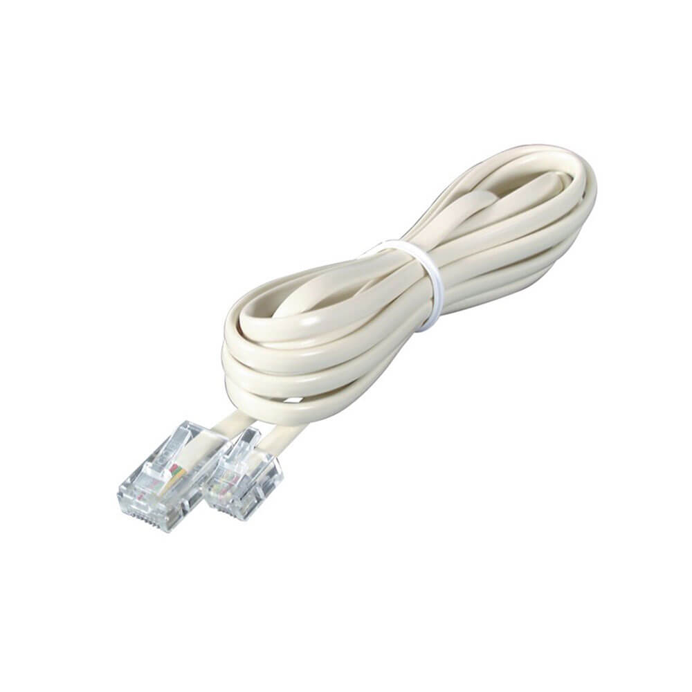 RJ12 6 Posição 4 Plugue do condutor para cabo RJ45