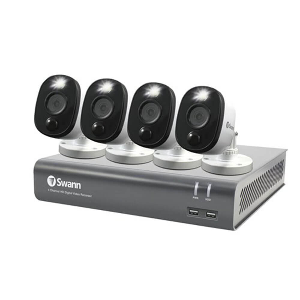 SWANN -Überwachungssystem 1080p (4PCS -Kamera)