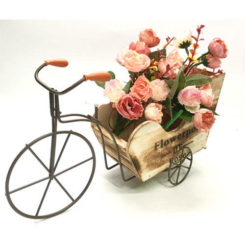 Flowerpot de Rose 3-Wheeled Bicycle w/ Flower Décor