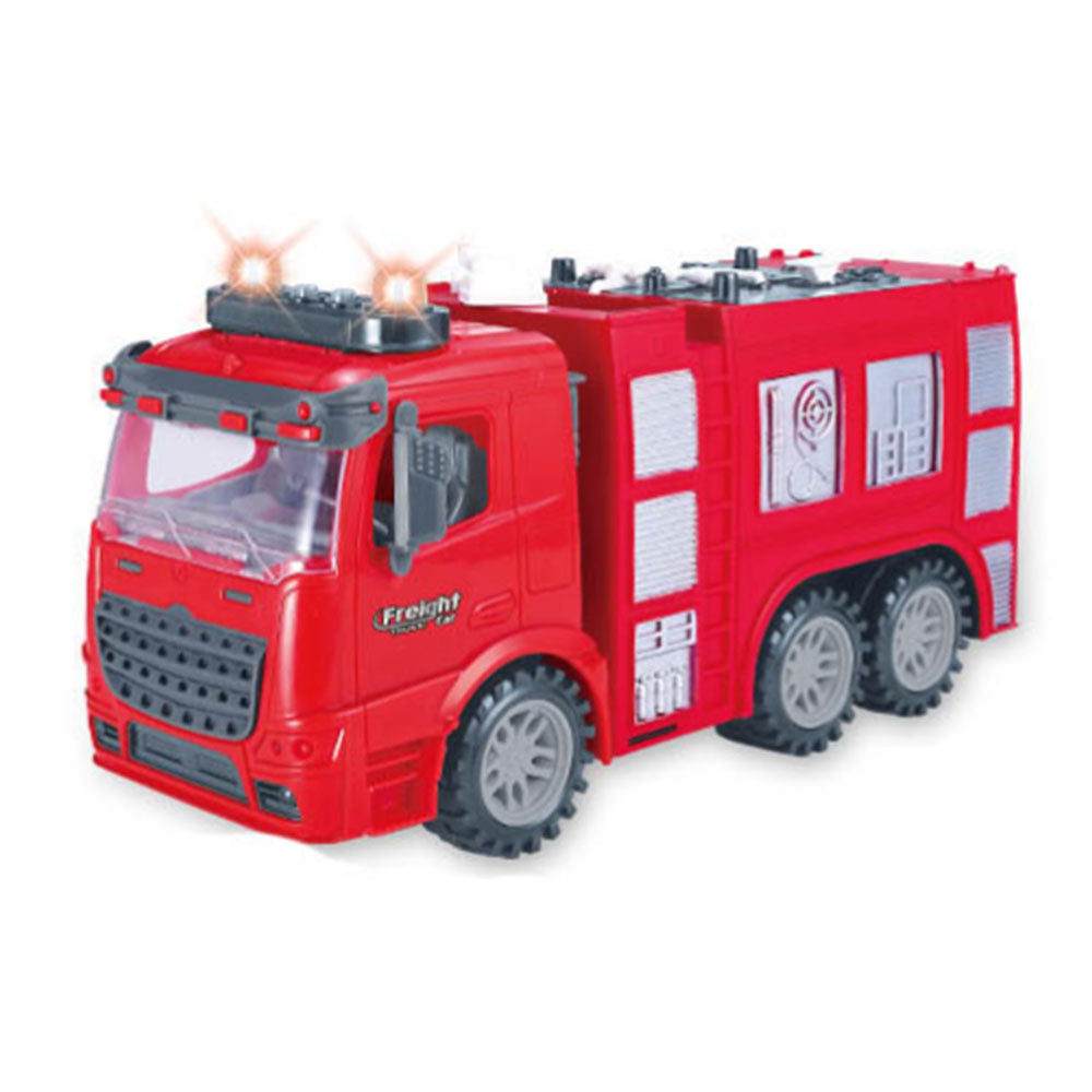 Camion de moteur de pompiers à moteur à propulsion avec des lumières et du son