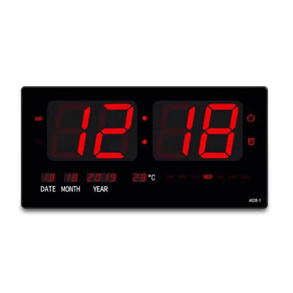 Calendrier LED et horloge murale de température