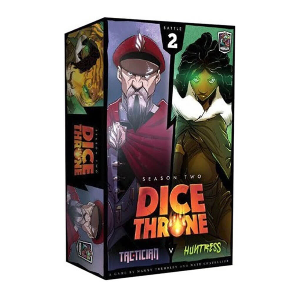 Dice Throne S2 Battle Box 2 Tactician vs Huntress Board Game