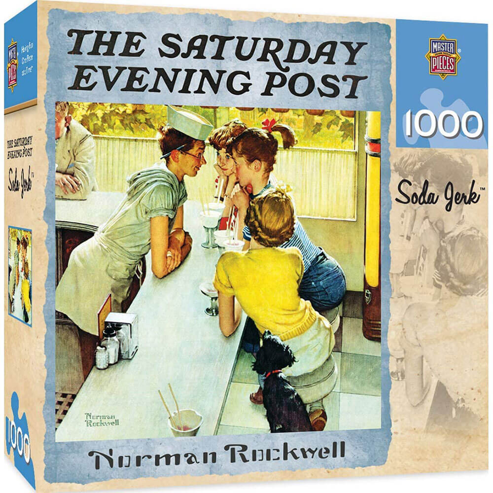 O quebra -cabeça do Saturday Evening Post 1000pc