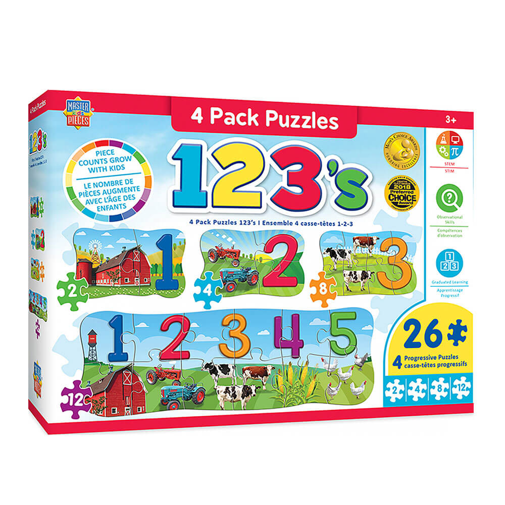 Capolavori puzzle educational (4 pacchetto)