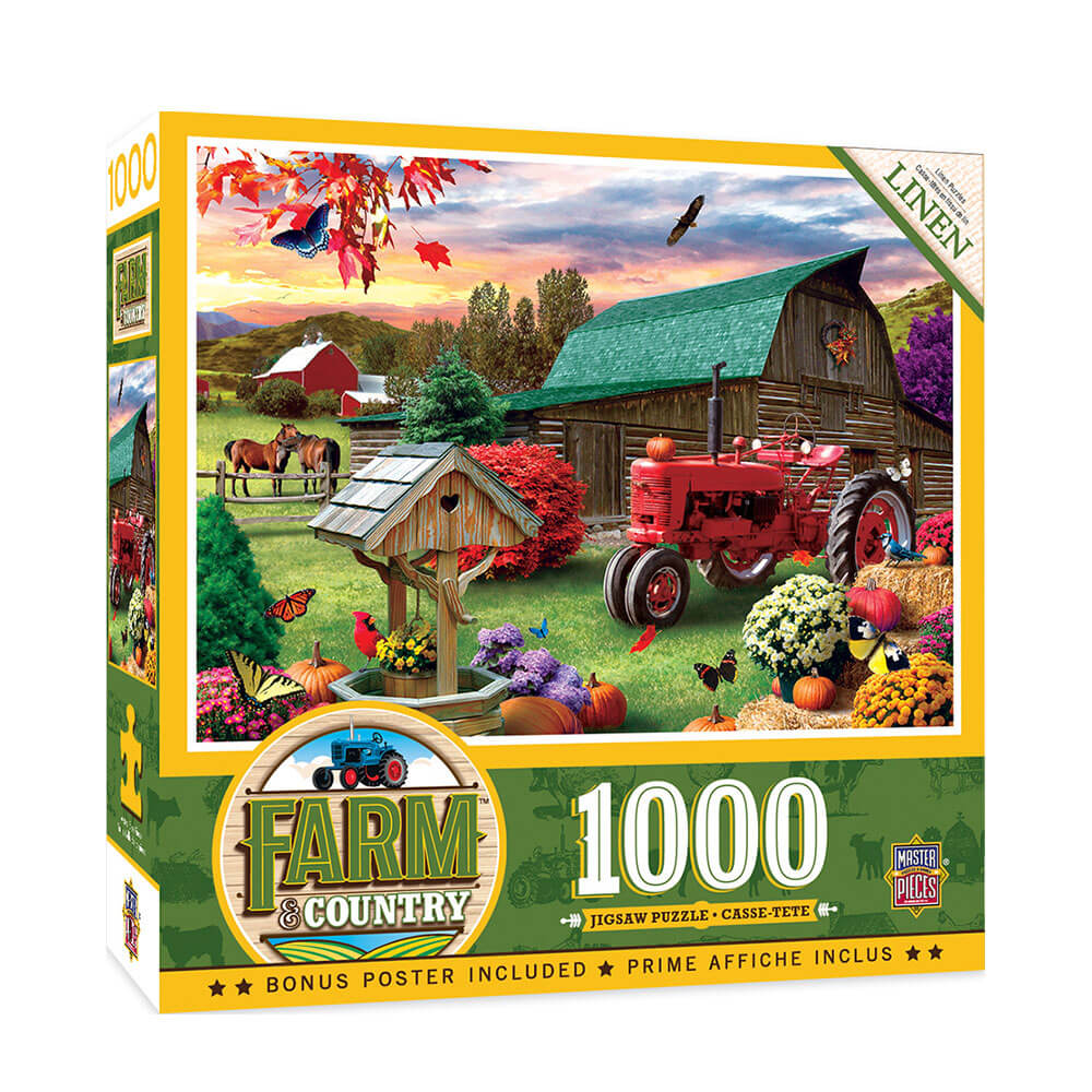 Obras -primas Puzzle Farm & Country (1000)