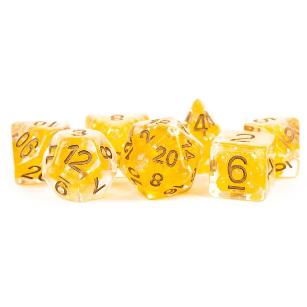 Resin Pearl Polyedral Dice Set 16mm