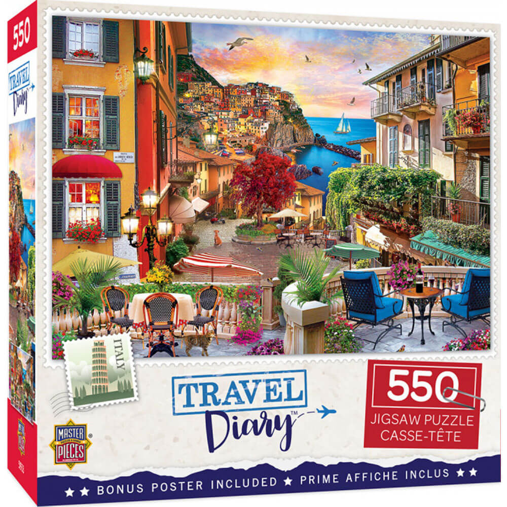 Capolavori di viaggio per diario da 550 pc puzzle