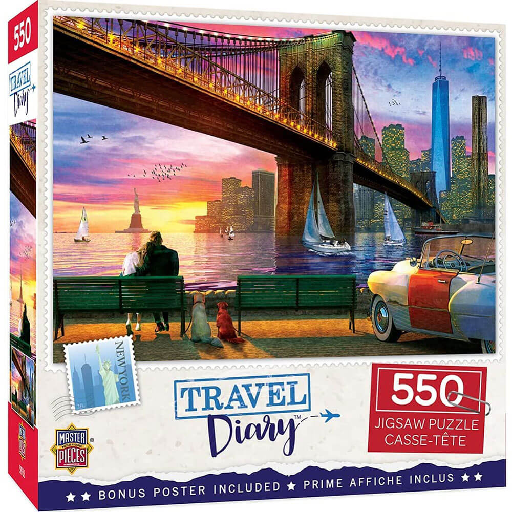 Capolavori di viaggio per diario da 550 pc puzzle