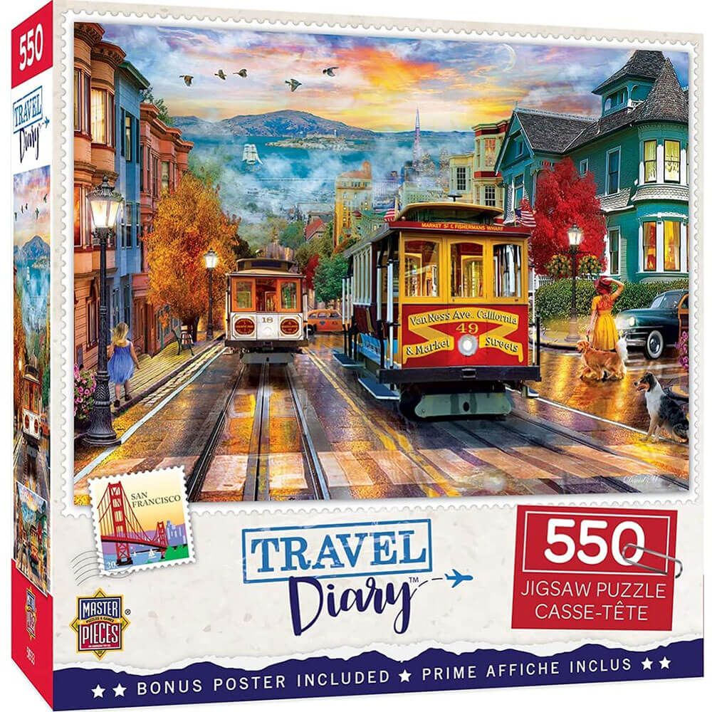 MasterPieces Reisetagebuch 550-teiliges Puzzle