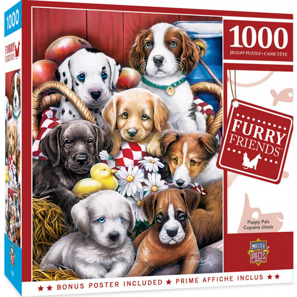 MasterPieces Furry Friends 1000-teiliges Puzzle
