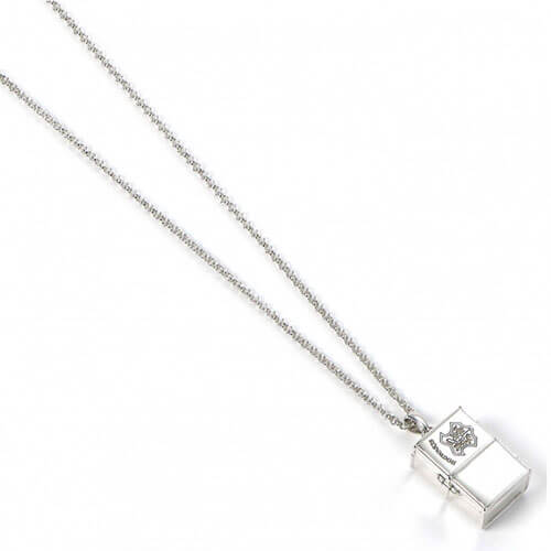 Harry Potter Sterling Silver Hogwarts Trunk Necklace