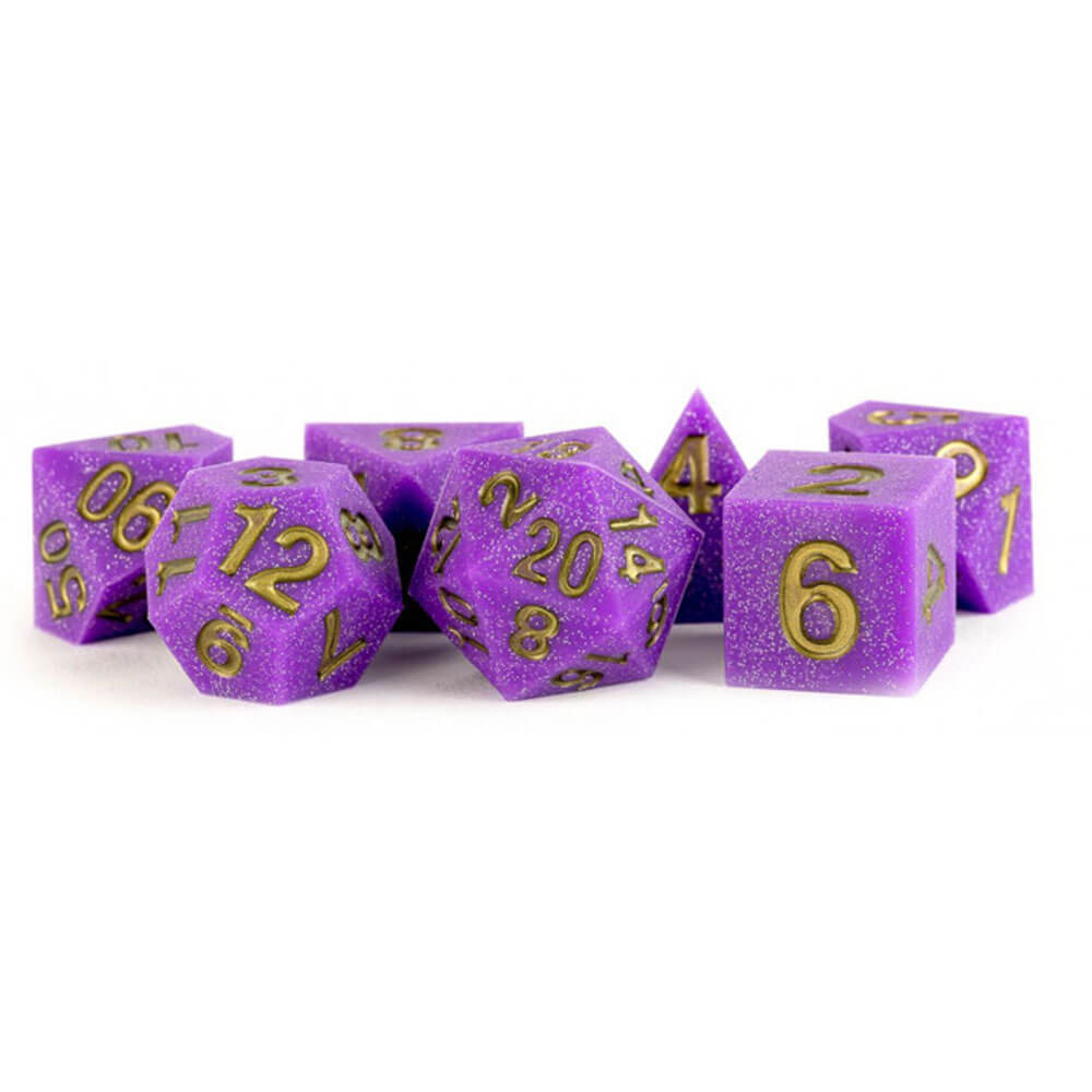 MDG Sharp Edge Silicone Rubber Dice Set