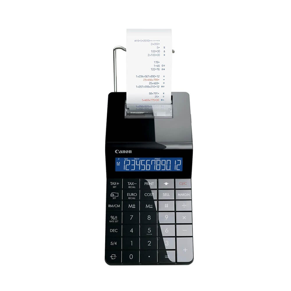 Calculadora de impressão portátil de 12 dígitos Canon