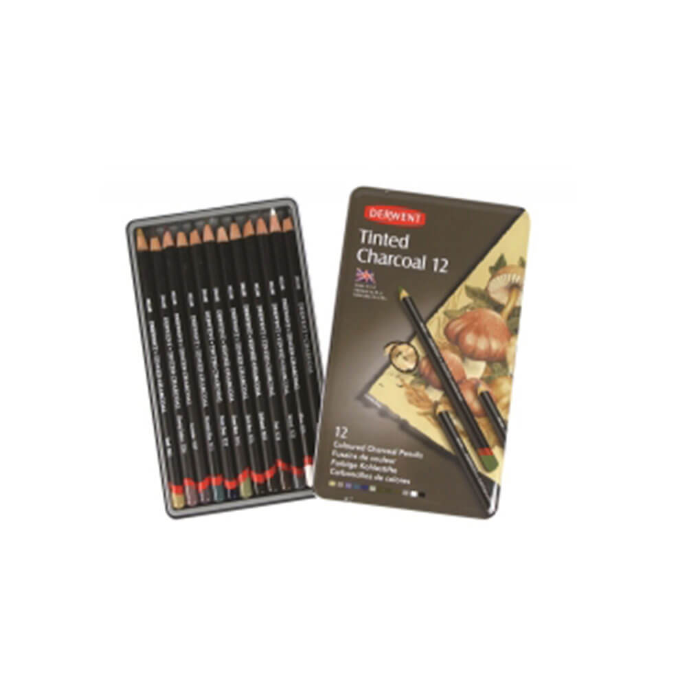 Derwent Academy Tinded Charcoal Crayons