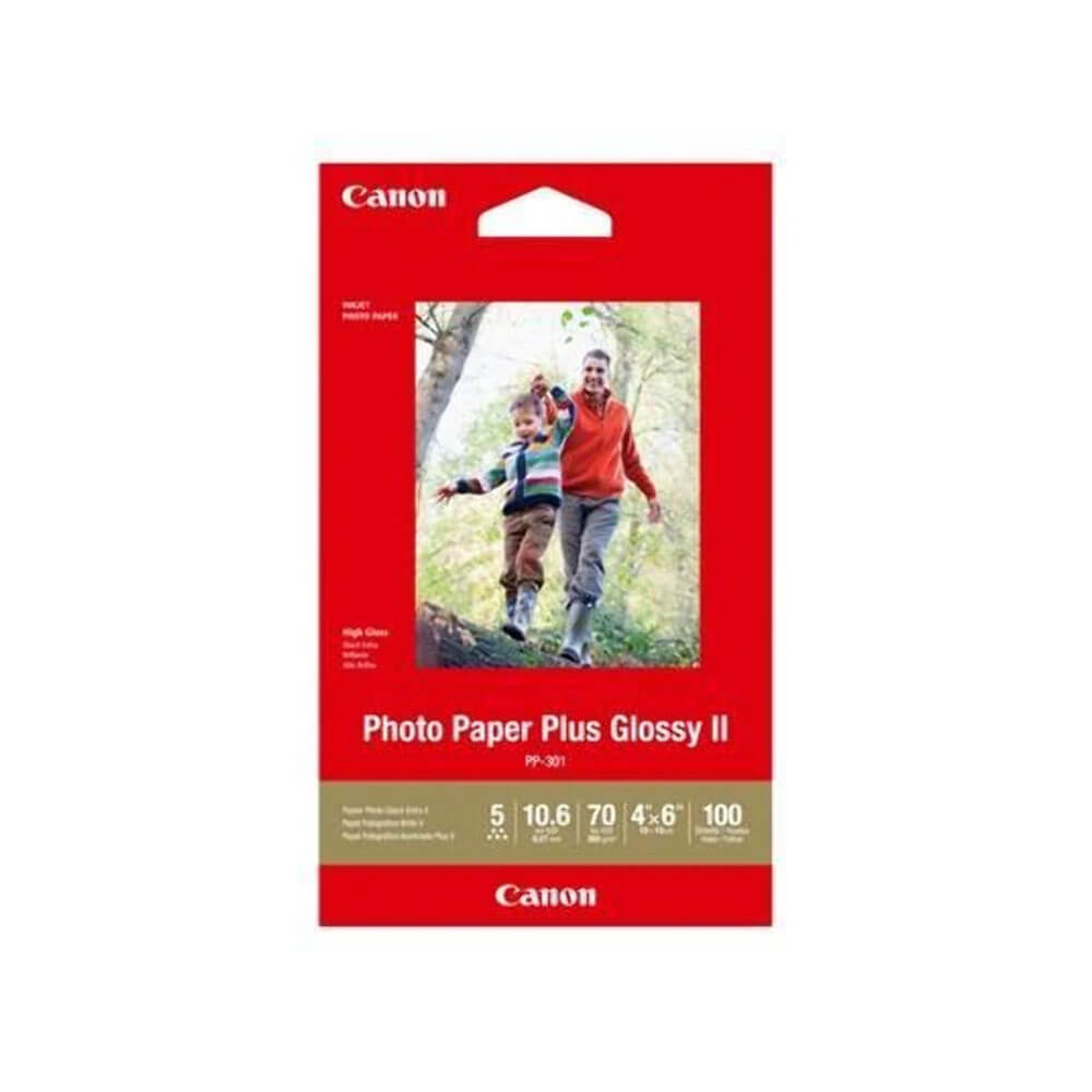  Canon Hochglanz-Fotopapier, 265 g/m², 4 x 6 Zoll