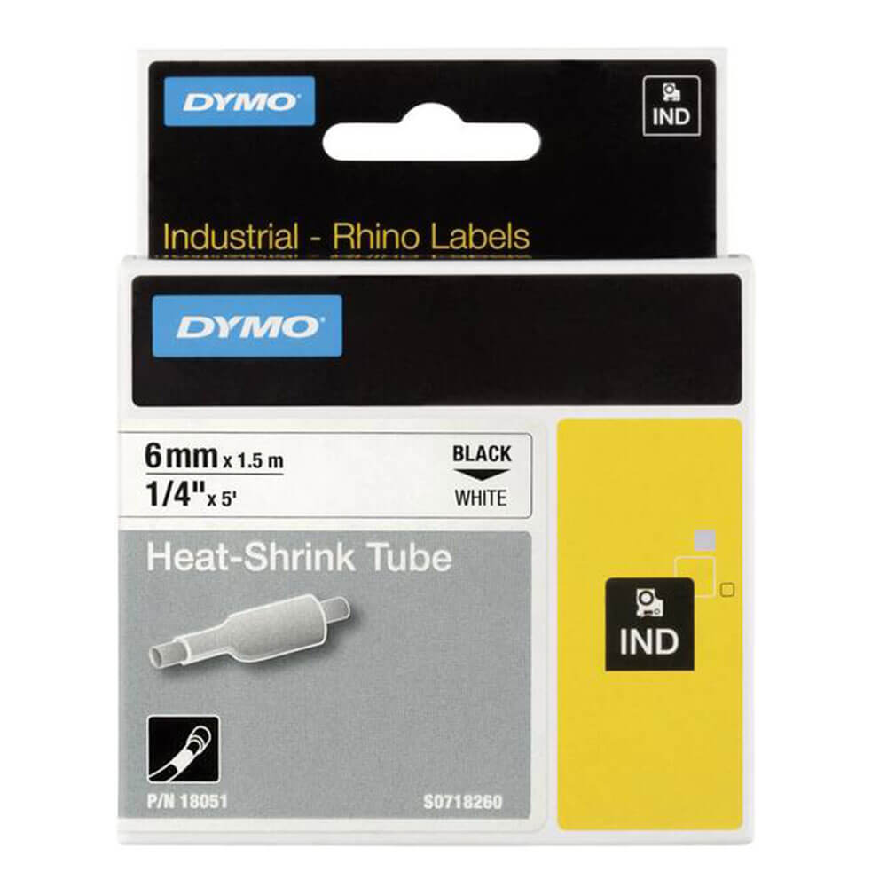 Dymo Rhino Pro Heat Shrink Tape Etichetta (19 mm)