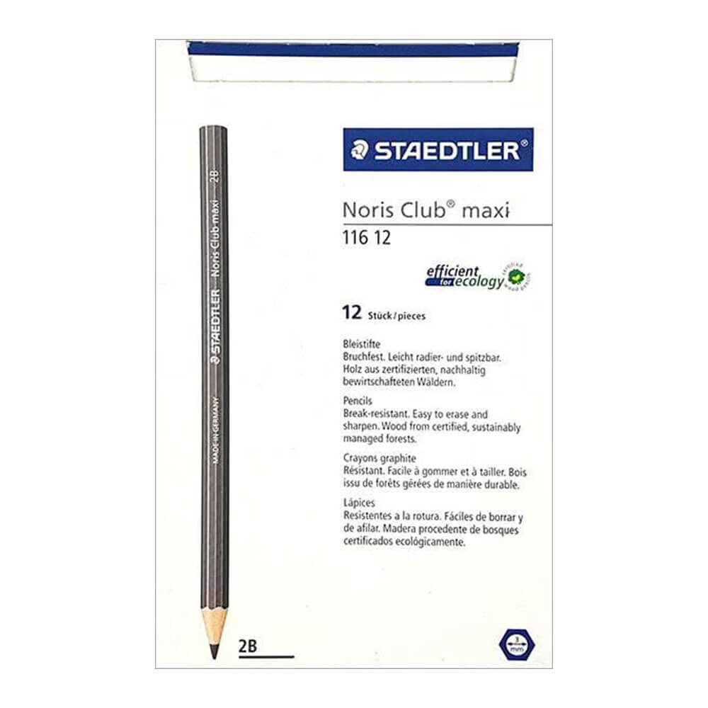 Staedtler Maxi Grafite Lead Pencil 12PK 116