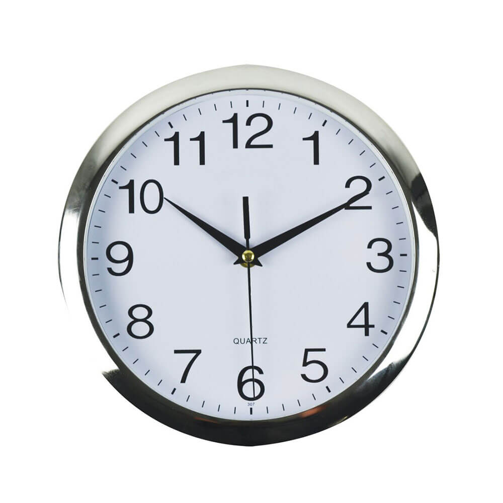 Itaplast round clock cromo cornice