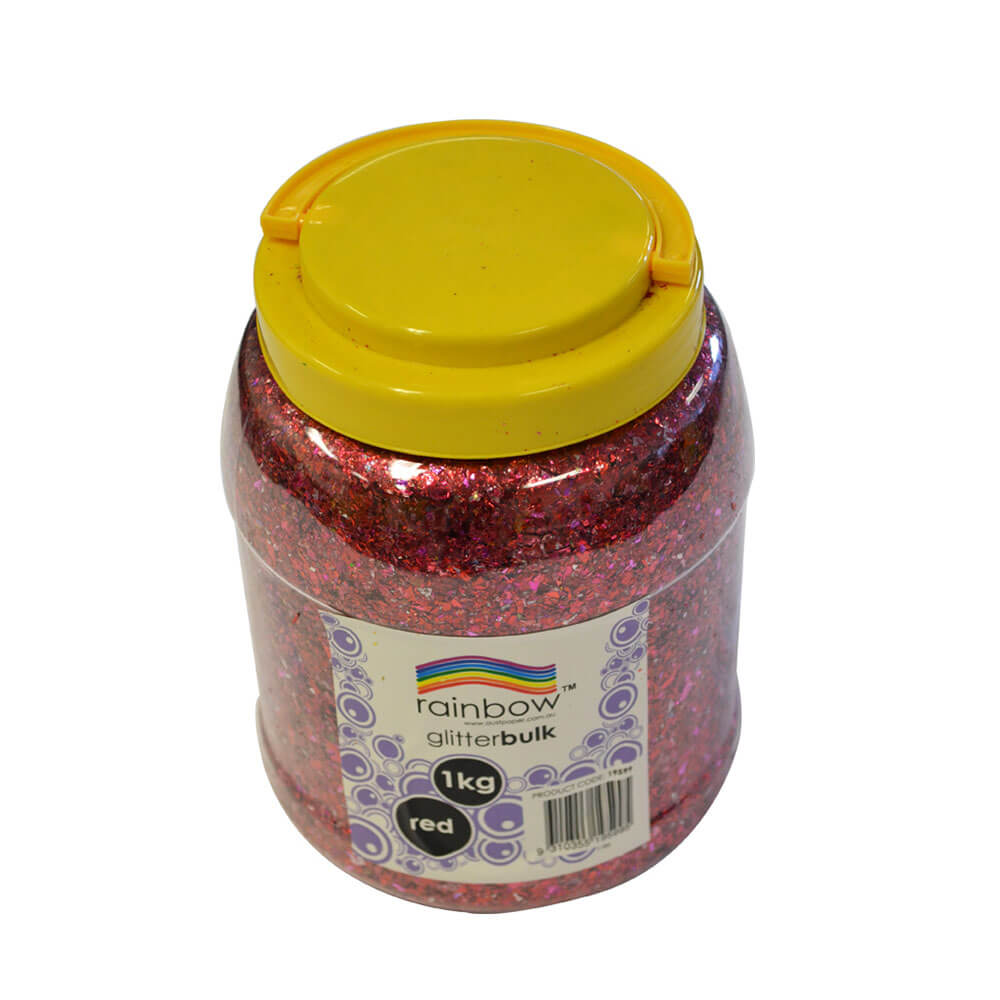 Arco -íris glitter em massa de 1 kg