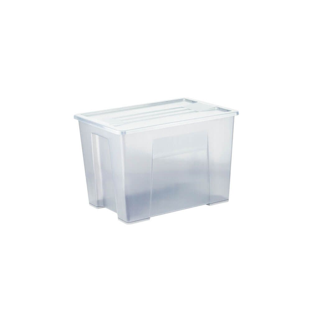 Boîte de rangement italplast avec couvercle (graphite)