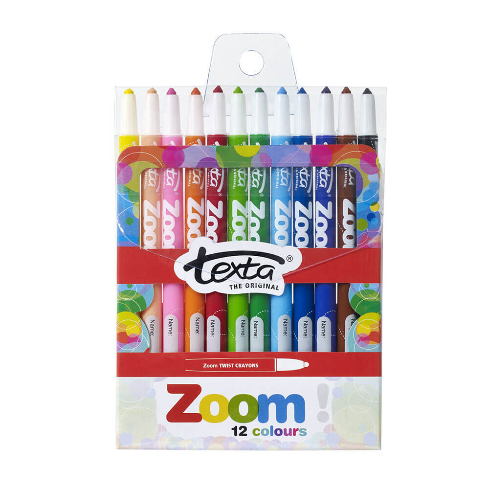Testa Zoom Twist Crayons assortiti (12pk)
