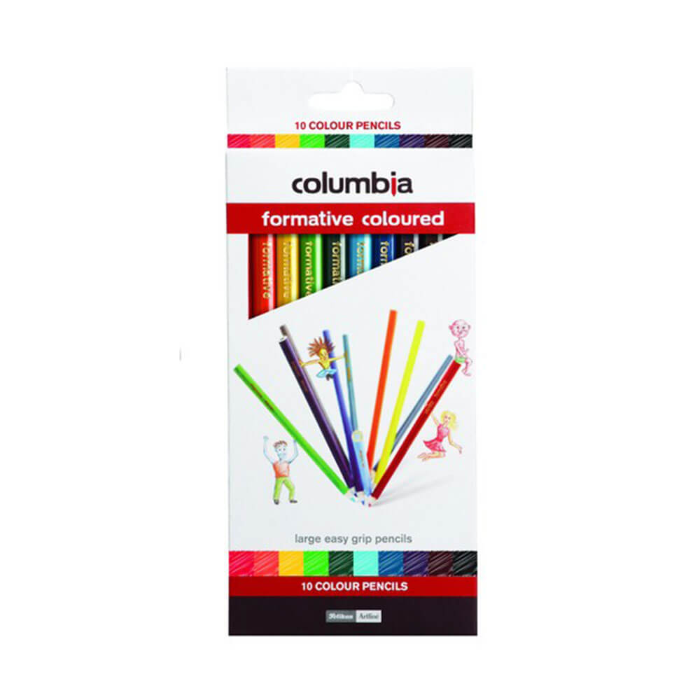 Matite colorate formative Columbia (10pk)