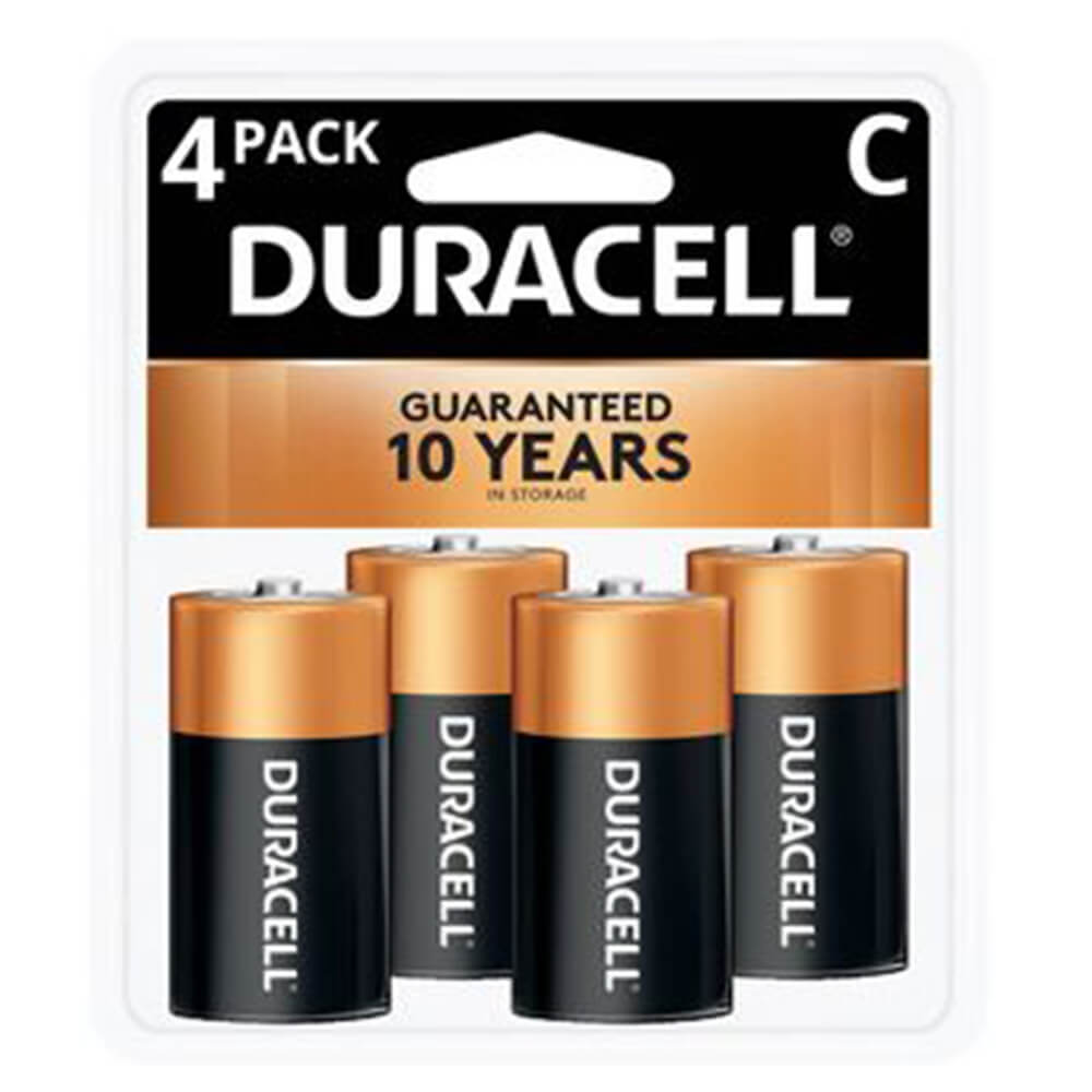 Batteries alcalines Duracell (C)