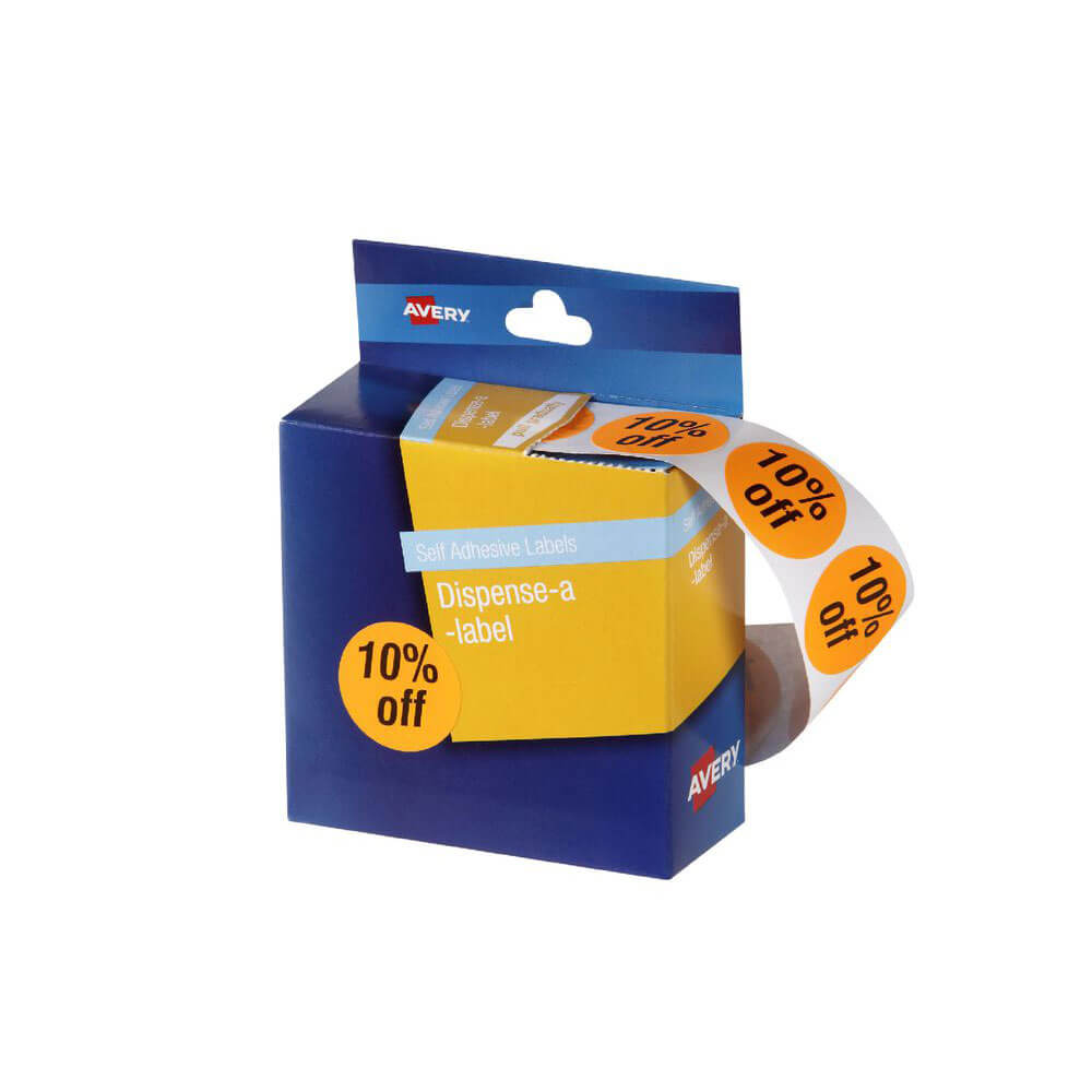 Avery selbstklebende Beschriftungen 500pcs 24 mm (orange)