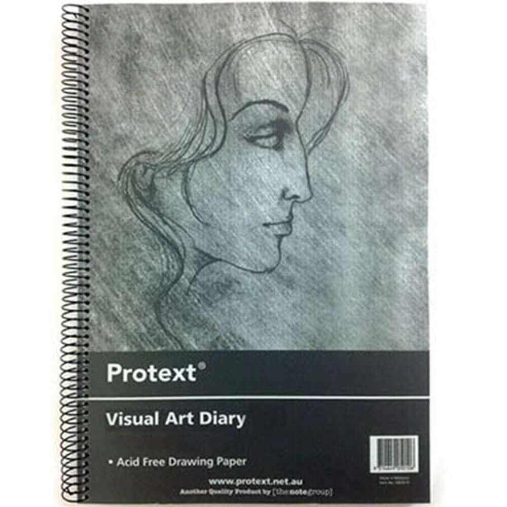 Protext Visual Art Diary 60 feuilles 110gsm (blanc)