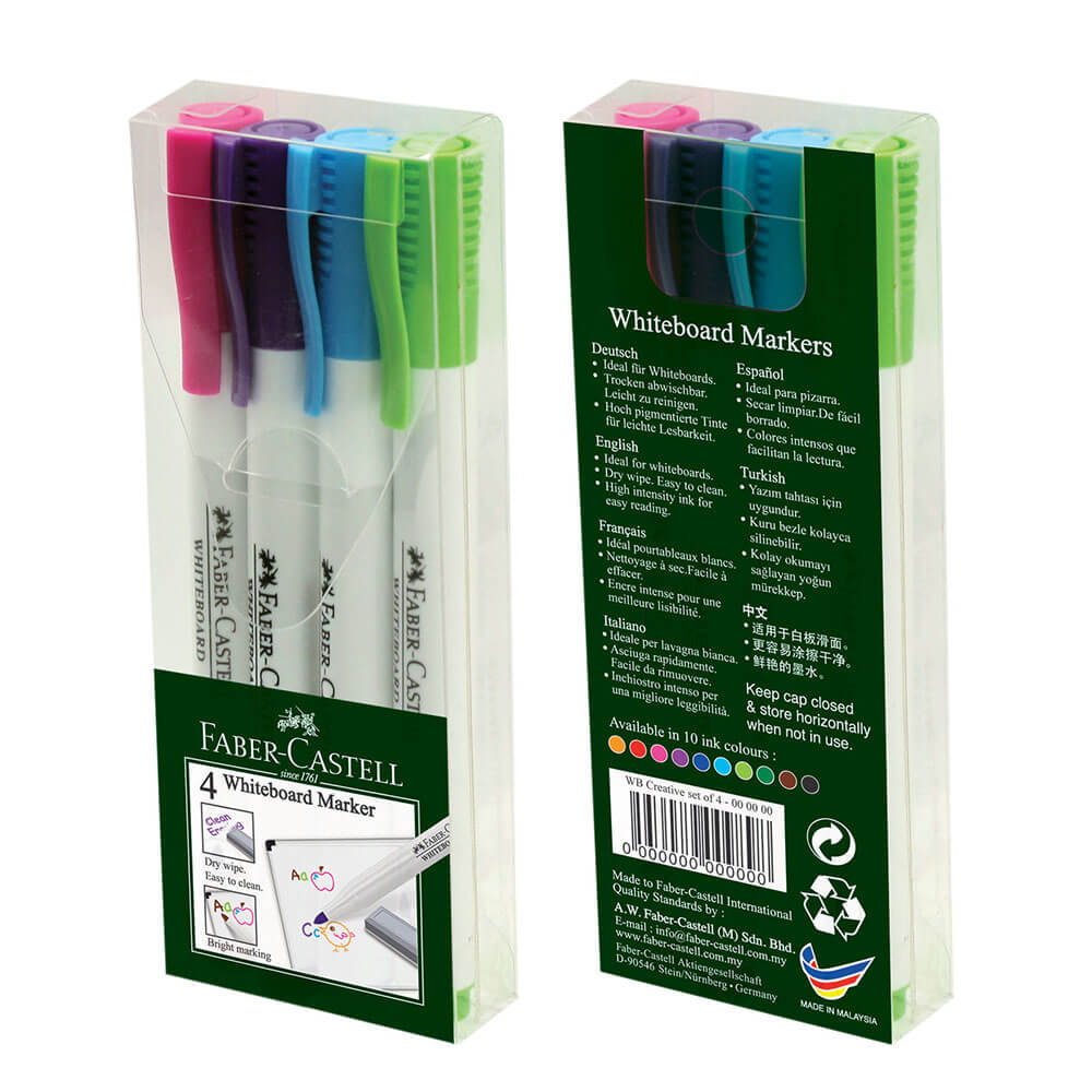 Faber-Castell Whiteboard Markery (4pk)