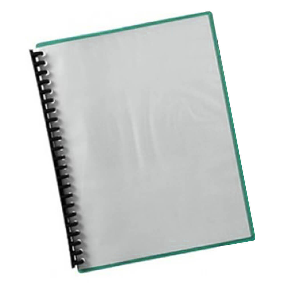 Marbig Sichtbuch mit transparenter Vorderseite, 20 Taschen (A4)