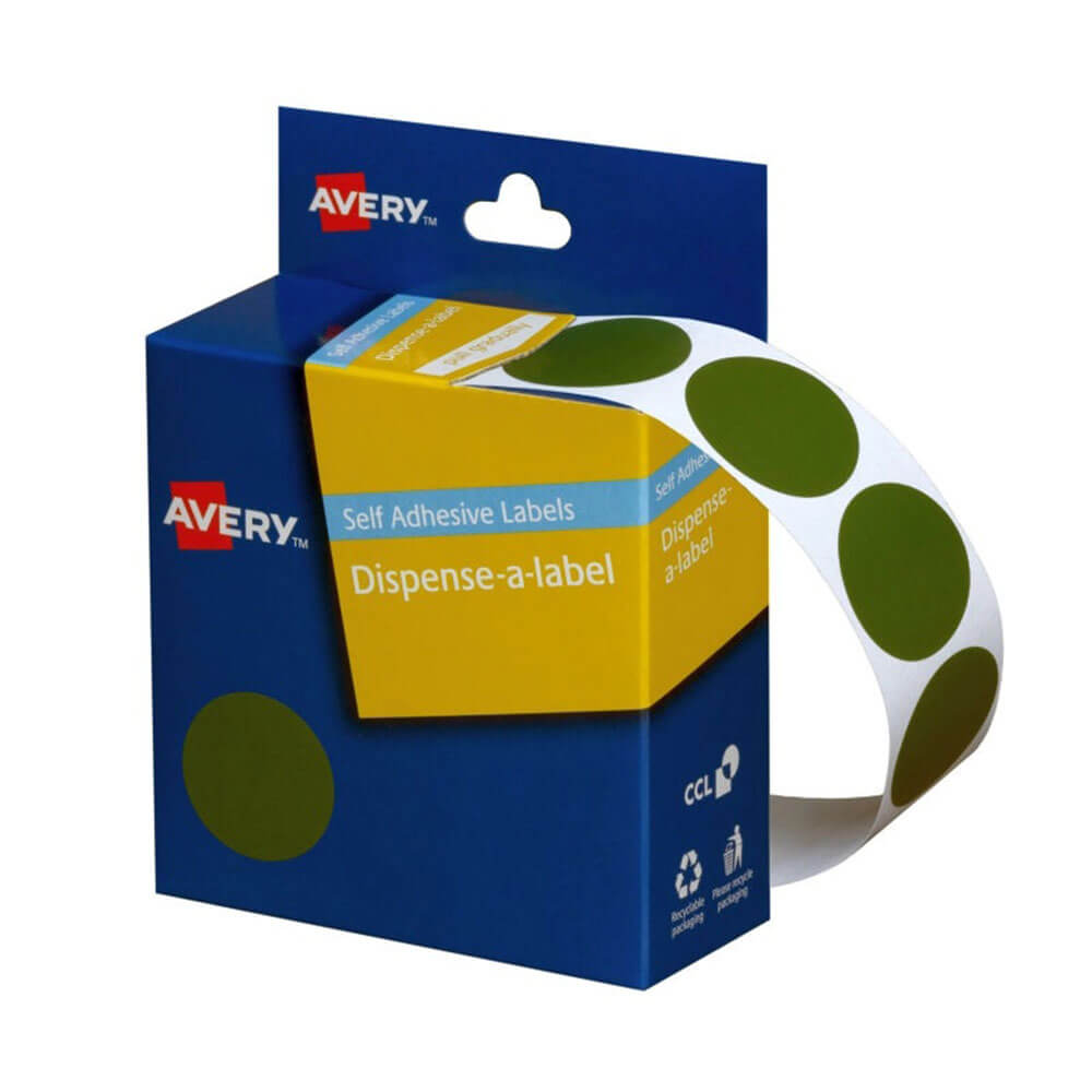 Avery selbstklebende Punktbezeichnungen 24 mm (500pcs)