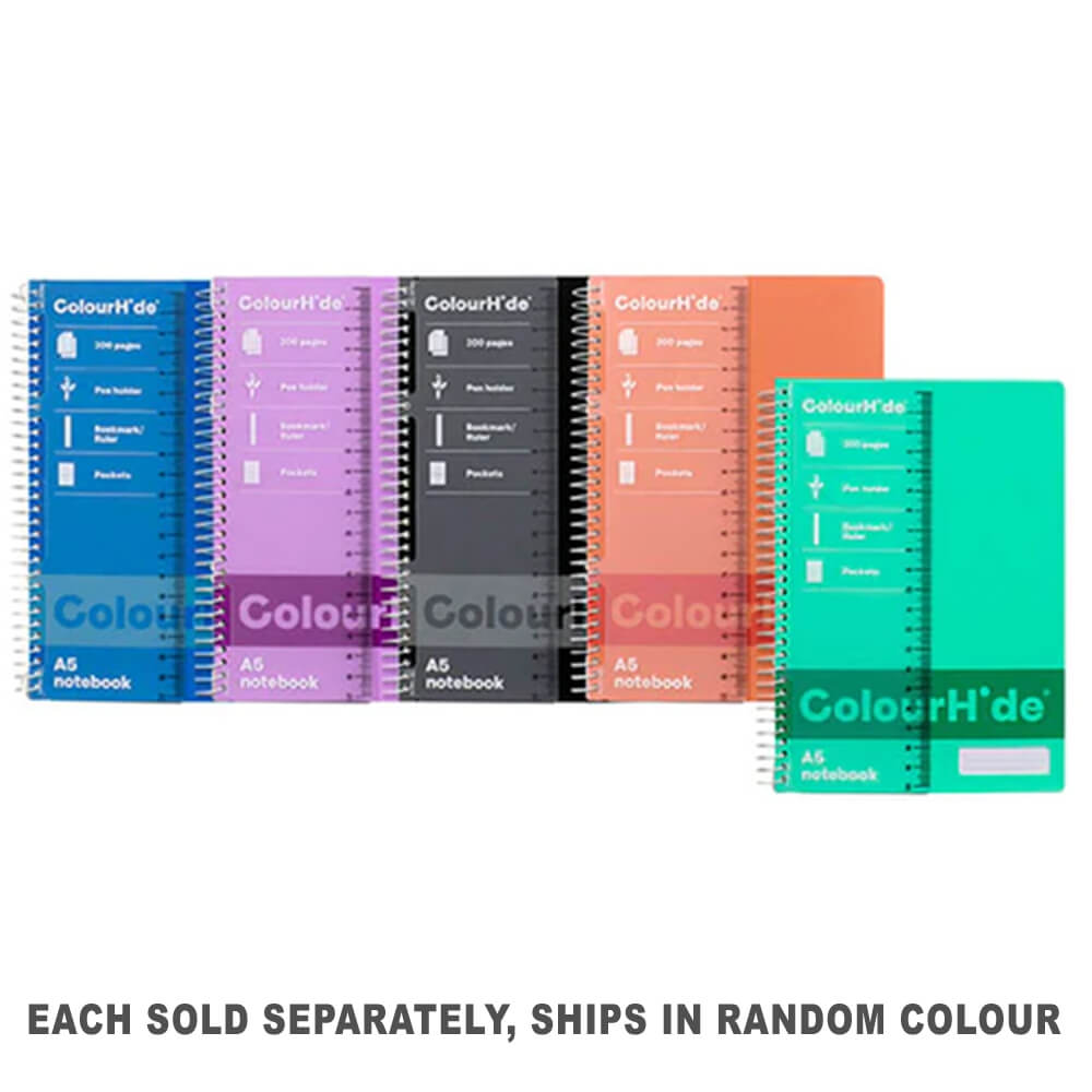 Colourhide Spiral Notebooks 200 pagine A5