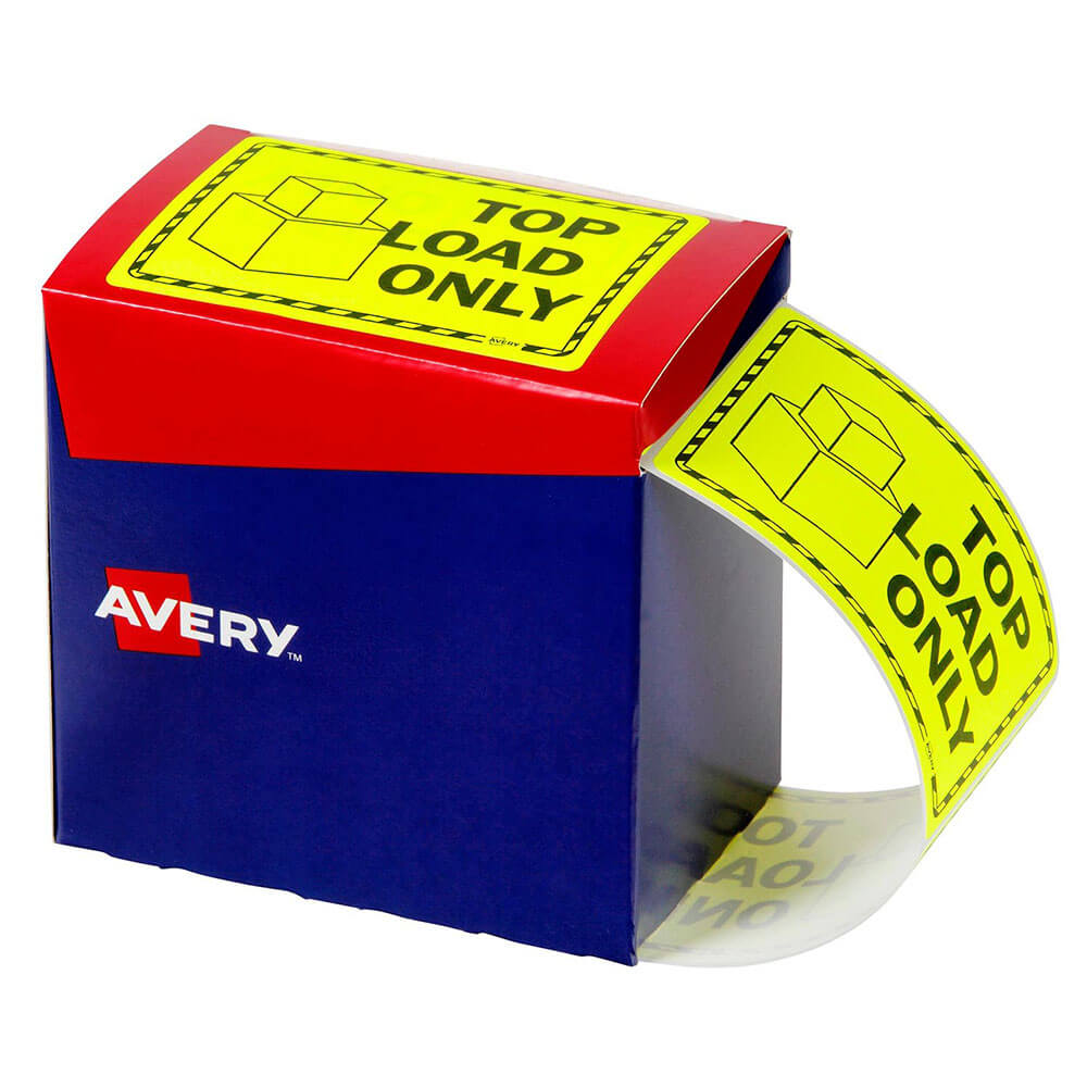 Avery Labels 750pcs 75x99,6mm (gul)