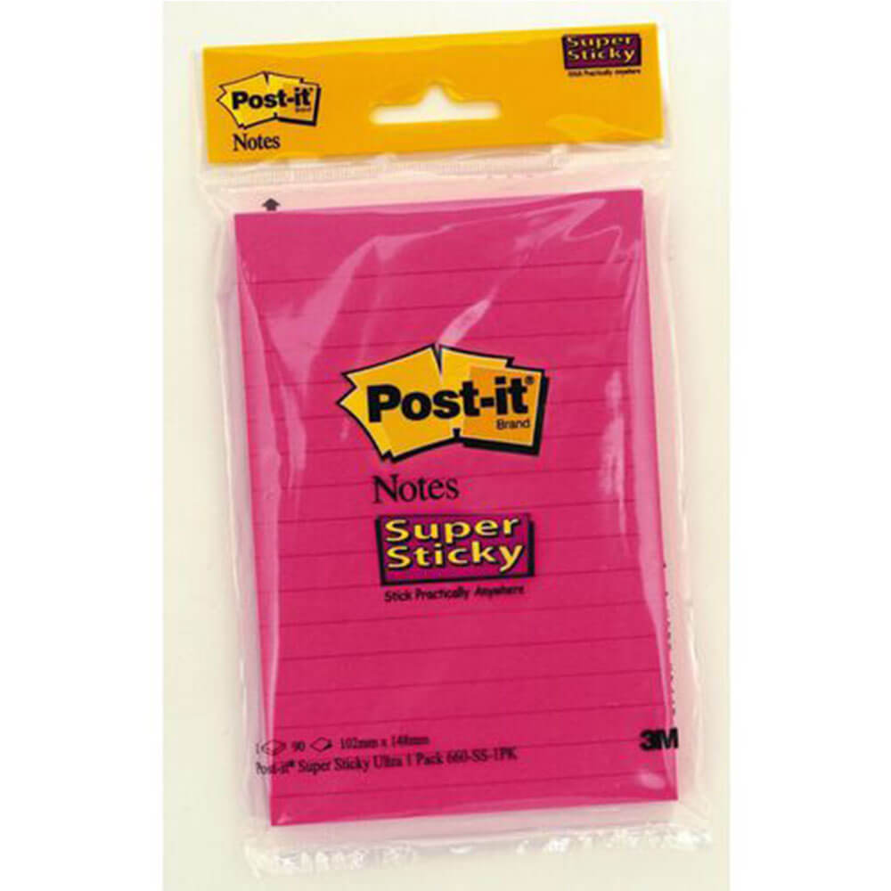 Post-it Super Sticky Filed Notes (90 folhas)