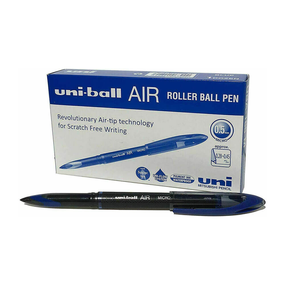 Uni Air Liquid Ink Micro Rollerball Pen 0,5 mm 12pcs