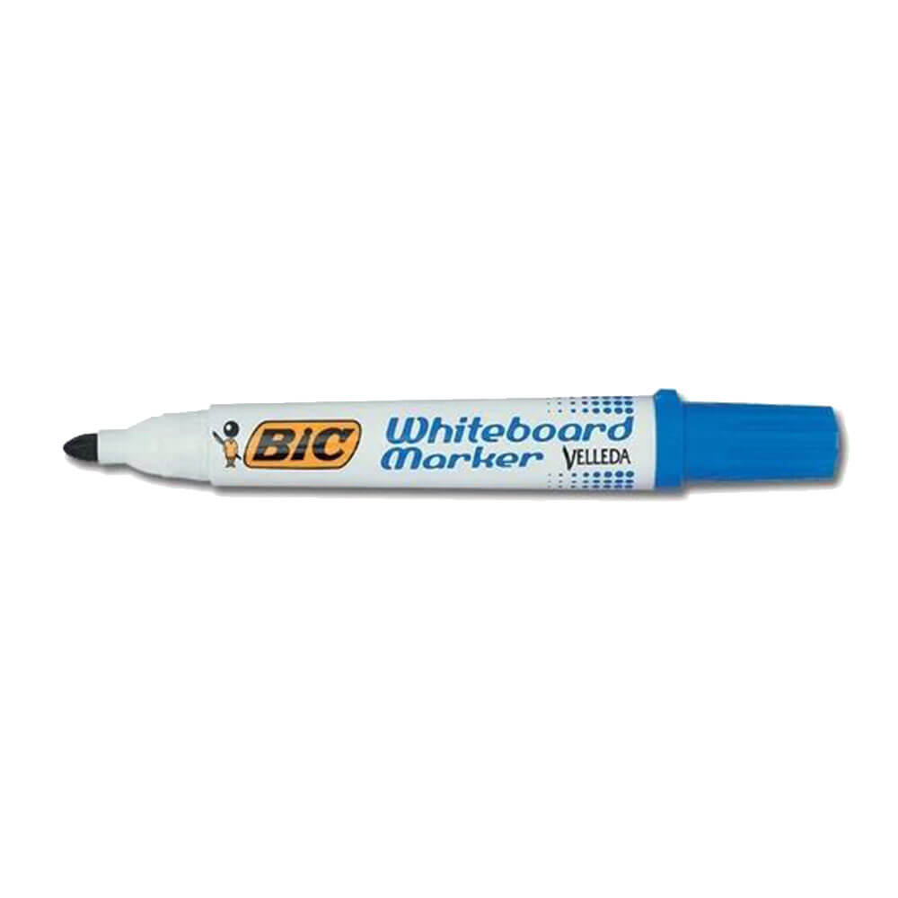  Bic Whiteboard-Marker mit runder Spitze (Box mit 12 Stück)
