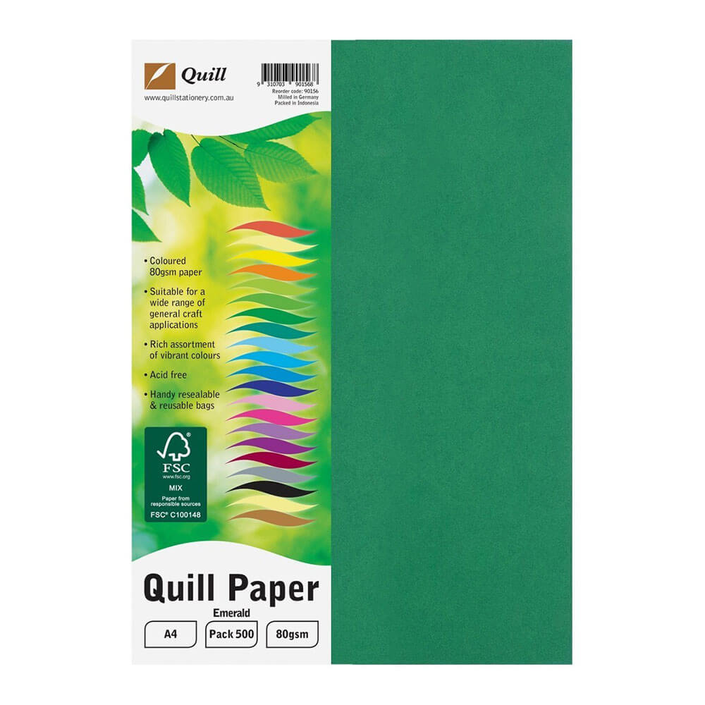 Quill Extra large A4 Paper 80GSM (500 fogli)