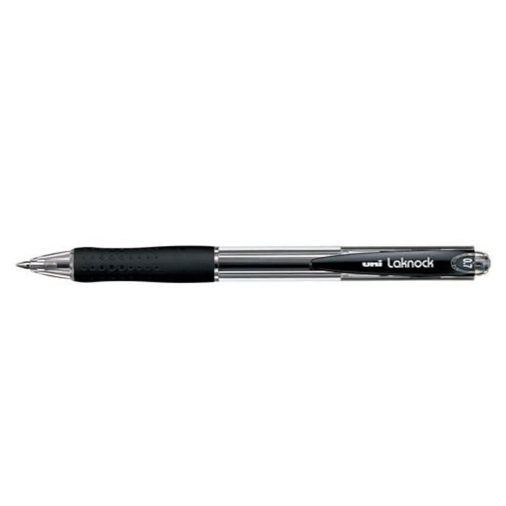 Uni Laknock Retrattile Ballpoint Pen 12pcs (Fine)