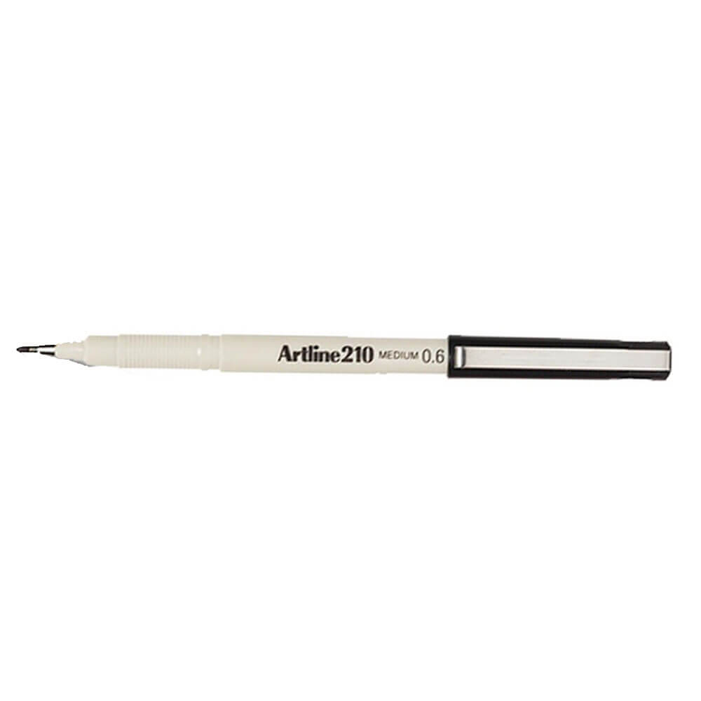 Artline Fineliner Medium Pen 0,6 mm (kasse med 12)