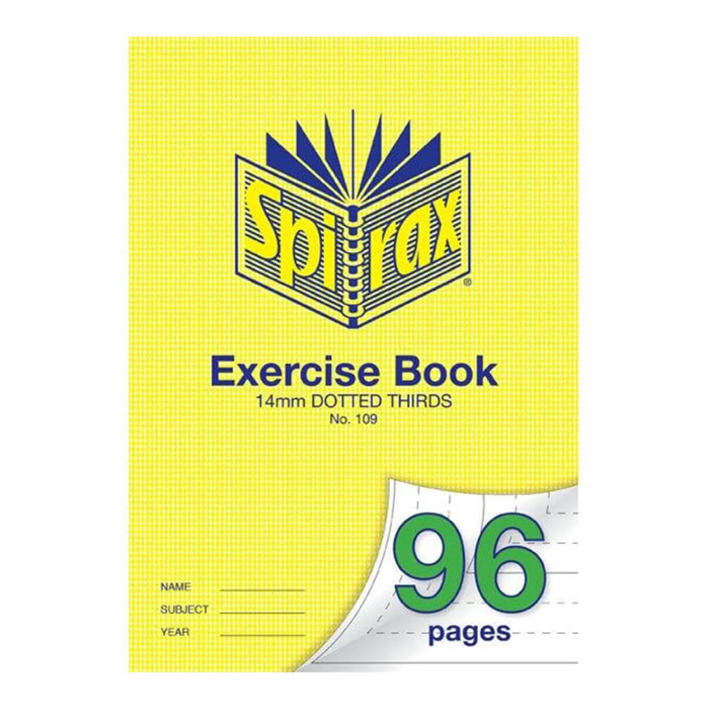 Spirax A4 gestippeld derden 96 pagina's tellende trainingsboek 10pk