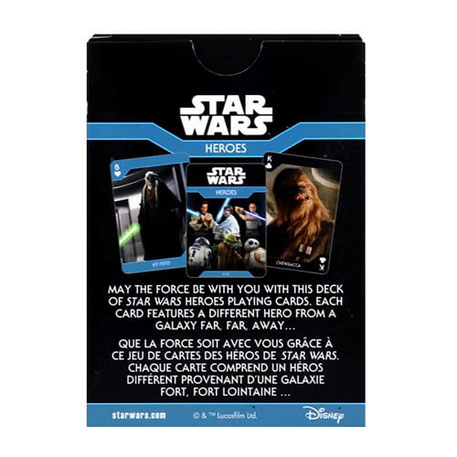 Star Wars Heroes Playing Cards