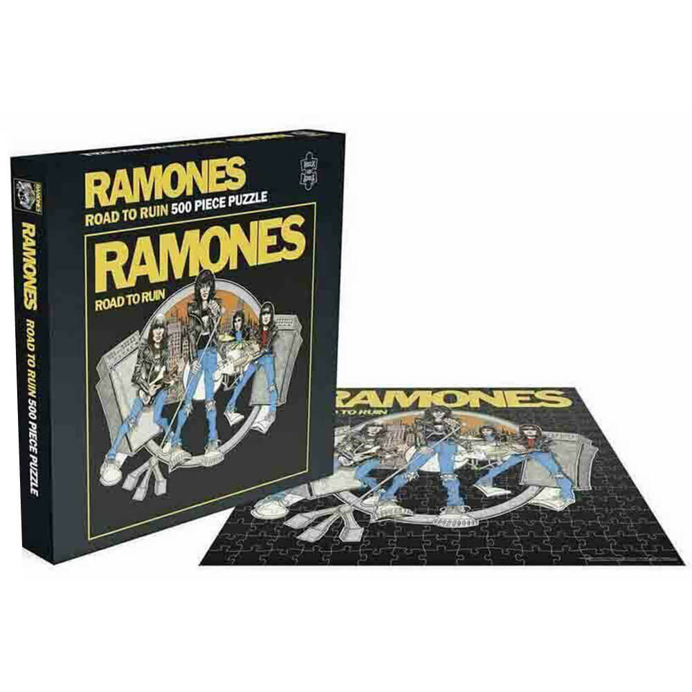 Serras de rock Ramones quebra -cabeça (500pcs)